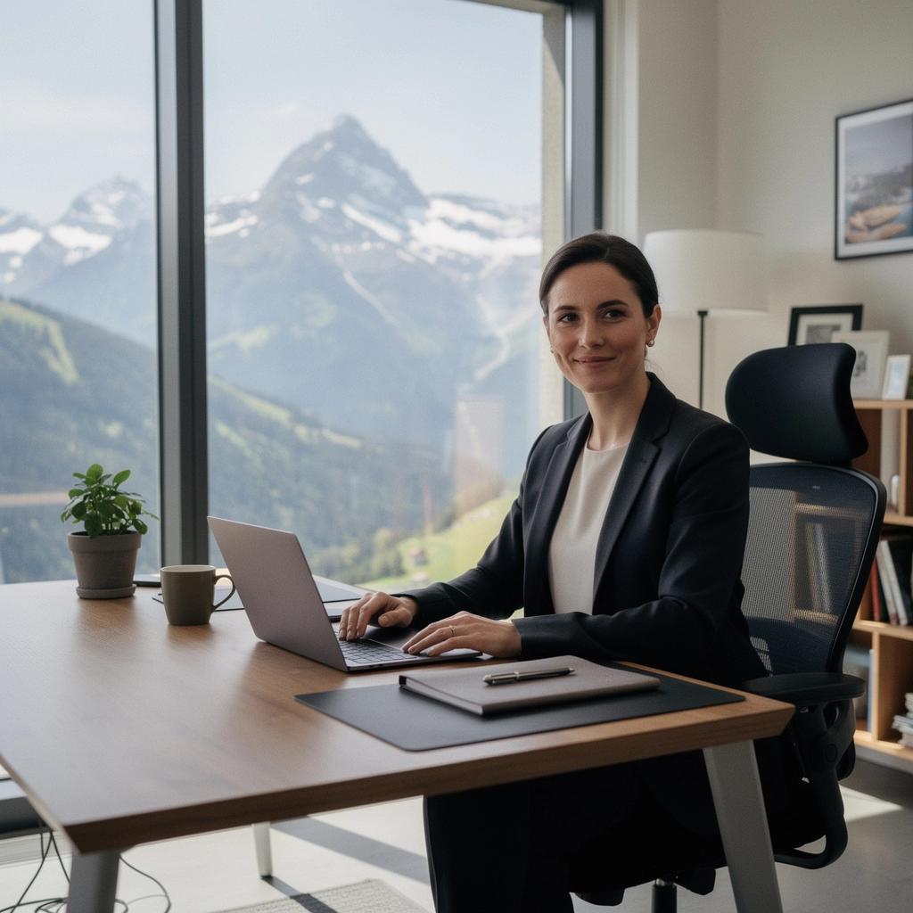 Außenansicht eines traditionellen Chalets, umgeben von beeindruckender Natur